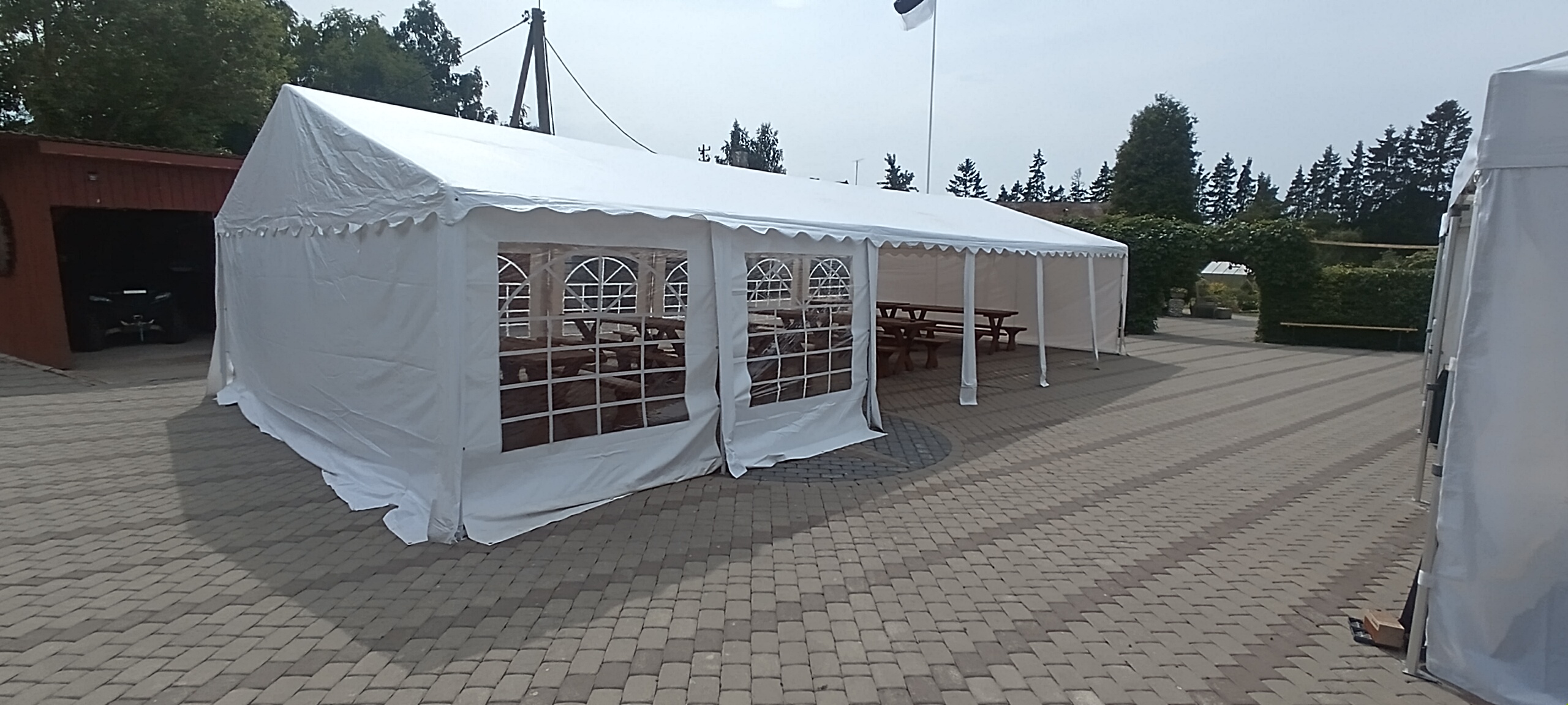 6x12m Peotelk värvus VALGE